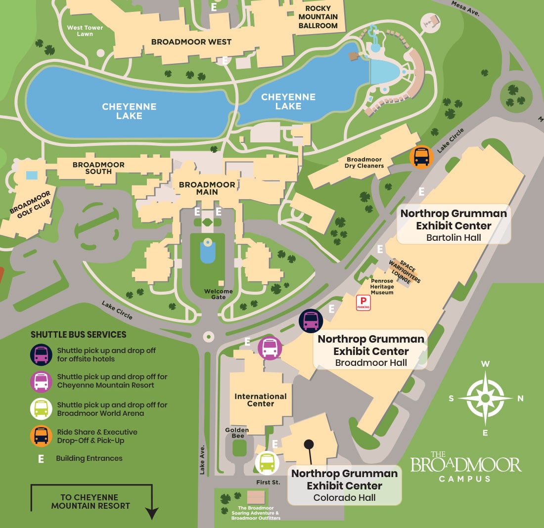 broadmoor campus map